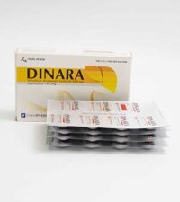 Thuốc trị viêm gan Dinara 300mg/100mg CTY Đạt Vi Phú kháng virus (4 vỉ x 7 viên)