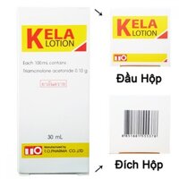 Thuốc trị viêm lỗ chân lông Kela lotion Thái Lan