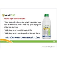 Thuốc Trừ Bệnh Anvil 5sc Sygenta - Chai 1L - Trừ bệnh - Cây Xanh Tốt