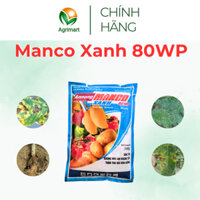 Thuốc trừ bệnh cây trồng Manco xanh - Chuyên trừ bệnh thán thư sương mai Bảo vệ cây trồng - gói 500g