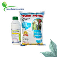 Thuốc Trừ Nấm Bệnh 2 hoạt chất TVZED JAPAN 70WP (gói 1KG) - Phòng trị nấm, vàng lá do thối rễ, nứt thân sì mủ, thối trái