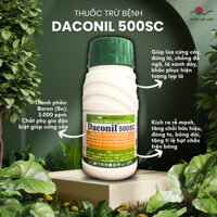 Thuốc trừ nấm bệnh DACONIL 500SC Nhật Bản (chai 240ml) - Chlorothalonil 500g/l Đặc trừ thán thư, sương mai, phấn trắng