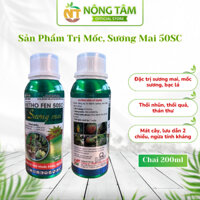Thuốc trừ nấm Sương Mai 50SC chuyên trị mốc sương, bạc lá, thối trái dùng cho cây trồng chai 200ml