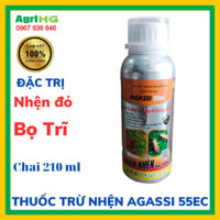 Thuốc trừ nhện chai nhôm cao cấp Agassi 55EC 210ml- Tru nhện đỏ, bọ trĩ kháng thuốc-AgriHG