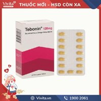 Thuốc tuần hoàn máu não, cải thiện trí nhớ Tebonin 120mg | Hộp 30 viên