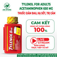 Thuốc Tylenol 8HR 650mg 290 Viên Của Mỹ, 100% Chính Hãng, Giá Tốt