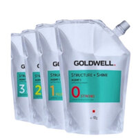 Thuốc uốn duỗi Goldwell Structure + Shine Agent 1 (0,1,2,3)Giúp Uốn Xoăn Hoặc Duỗi Thẳng Tóc 400ml
