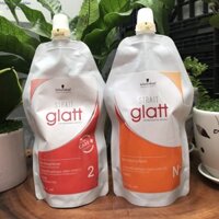 Thuốc uốn duỗi tóc Schwarzkopf Glatt 400mlx2 ( Thái Lan) ( nguyên cặp ) (NEW-2025)