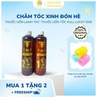 THUỐC UỐN LẠNH TNT, THUỐC UỐN TÓC FULL LUCKY ONE CHÍNH HÃNG TNT 500ml