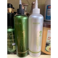 Thuốc uốn phục hồi tóc Sophia Platinum Eco Clinic Perm 500ml x2