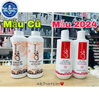 Thuốc uốn tóc 🔥CHÍNH HÃNG🔥 QL8X cặp 1000ml, uốn nóng sinh học, hương thơm. cung cấp collagen bóng tóc, link tóc xoăn lâu