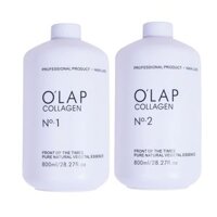 Thuốc uốn tóc lạnh đa năng Olap Colagen 800ml x 2