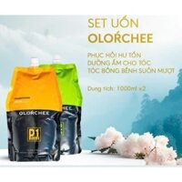 THUỐC UỐN TÓC, THUỐC ÉP TÓC OLORCHEE 1000ml/1 túi ép thẳng tự nhiên, uốn sóng căng đẹp - DPUE260 Mỹ Phẩm Đình Phong