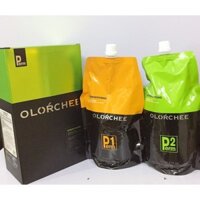 THUỐC UỐN XOĂN TÓC, ÉP TÓC - UỐN , ÉP NÓNG OLORCHEE CẶP 1000ml x2