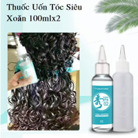 Thuốc Uốn Xoăn Tóc Nam Tại Nhà 120mlx2 Chính Hãng Hàn Quốc (tặng chun,giấy,găng tay)