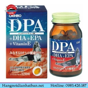 Thuốc uống bổ sung DHA EPA & DPA của Nhật hộp 120 viên