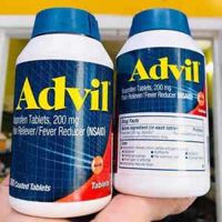 Thuốc uống giảm đau nhanh chóng Ibuprofen 200mg Advil Hộp 360 Viên