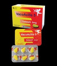 Thuốc Vacoacilis 5 Avacopharm (Tadalafil 5mg) điều trị rối loạn cương dương