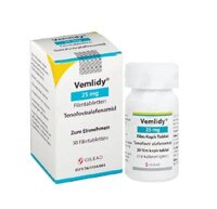 Thuốc VEMLYDY 25mg Gilead (Tenofovir alafenamide 25mg) H/30v điều trị nhiễm virus