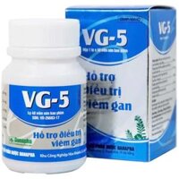 Thuốc VG-5 Danapha điều trị hạ men gan, viêm gan (40 viên)