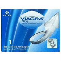 Thuốc Viagra 50mg Viatris điều trị rối loạn cương dương (1 vỉ x 1 viên)
