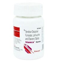 Thuốc VIANCA Tenofovir 300mg/Lamivudine 300mg/Efavirenz 400mg Emcure H/30v – điều trị nhiễm HIV