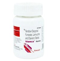 Thuốc VIANCA Tenofovir 300mg/Lamivudine 300mg/Efavirenz 400mg Emcure H/30v – điều trị nhiễm HIV