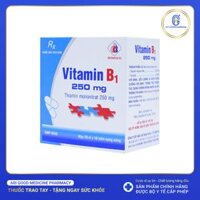 Thuốc Vitamin B1 250mg Domesco điều trị bệnh do thiếu Vitamin B1 (20 vỉ x 10 viên)