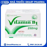 Thuốc Vitamin B1 250mg Mekophar điều trị tình trạng thiếu Vitamin B ( Hộp 10 vỉ x 10 viên)