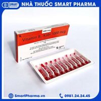Thuốc Vitamin B12 Kabi 1000mcg điều trị thiếu vitamin B12 (100 ống X 1ml)