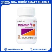 Thuốc Vitamin PP 50mg Pharmedic phòng ngừa và điều trị bệnh pellagra (60 viên)