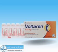 Thuốc Voltaren 100 viên đặt giảm đau (hộp 1 vỉ 5 viên)