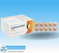 Thuốc Voltaren 50 mg điều trị viêm đau xương khớp (hộp 10 vỉ x 10 viên)