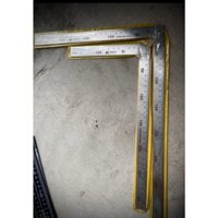 thước vuông góc thước eke góc inox 25x50cm