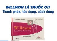 Thuốc Willmon 50 (Sildenafil 50mg) H/4v điều trị rối loạn cương dương