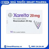 Thuốc Xarelto 20mg Bayer dự phòng đột quỵ và thuyên tắc mạch toàn thân (1 vỉ x 14 viên)