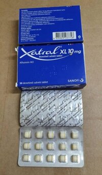 Thuốc Xatral Xl 10mg (Alfuzosin) Sanofi – Điều trị triệu chứng chức năng của phì đại lành tính tuyến tiền liệt (30 viên)