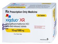 Thuốc Xigduo XR 10mg/1000mg (Metformin, Dapagliflozin) Astrazeneca cải thiện kiểm soát đường huyết (4 vỉ x 7 viên)