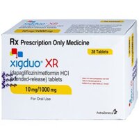 Thuốc Xigduo XR 10mg/1000mg (Metformin, Dapagliflozin) Astrazeneca – Cải thiện kiểm soát đường huyết (Hộp 4 vỉ x 7 viên)
