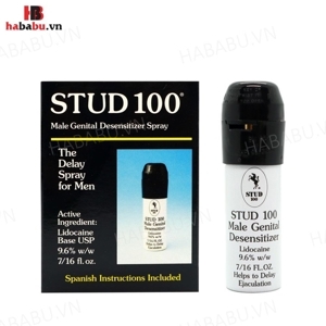 Thuốc xịt chống xuất tinh sớm tăng độ cương cứng Stud100