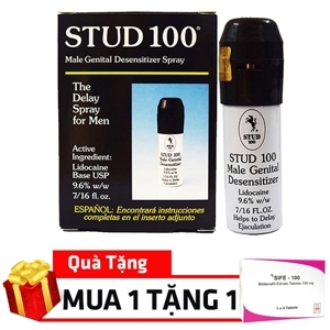 Thuốc xịt chống xuất tinh sớm tăng độ cương cứng Stud100