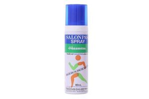 Thuốc xịt giảm đau Salonpas Spray, Chai 80ml