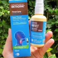 Thuốc xịt họng Betadine Hàn Quốc kháng khuẩn