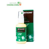 Thuốc xịt họng Betadine Throat Spray: Điều trị nhiễm khuẩn cấp tính miệng, họng