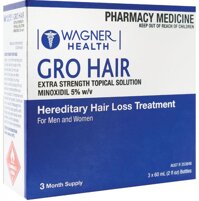 Thuốc xịt kích thích mọc tóc Wagner Gro Hair Extra Strength (3 x 60mL) 180mL