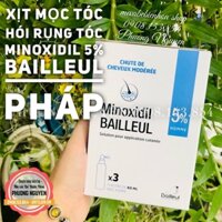 Thuốc xịt mọc tóc, đặc trị hói rụng tóc MINOXIDIL 5% BAILLEUL Pháp (Chuyên dùng cho nam) - Mẹ và Bé Biên Hòa