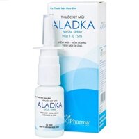 Thuốc xịt mũi Aladka điều trị viêm mũi, viêm xoang, viêm mũi dị ứng