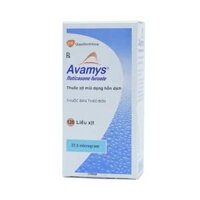 Thuốc xịt mũi Avamys 27.5mcg GSK điều trị chảy nước mũi, xung huyết mũi (120 liều xịt)