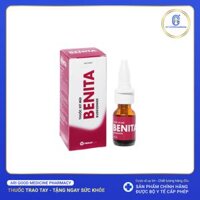 Thuốc xịt mũi Benita trị viêm mũi dị ứng chai 120 liều