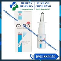 Thuốc xịt mũi Coldi B 15ml – Trị ngạt mũi, sổ mũi, viêm mũi, viêm xoang